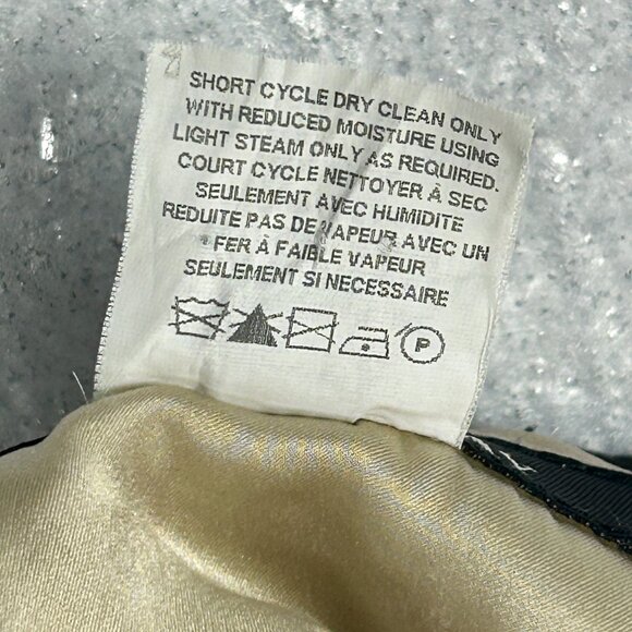 Lida Baday Skirt Womens 10 Tan Silk‎ Blend Pleated Lined Back Slit Officecore - Picture 15 of 15